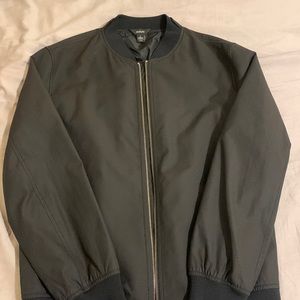 Alfani Size L Black Bomber Jacket